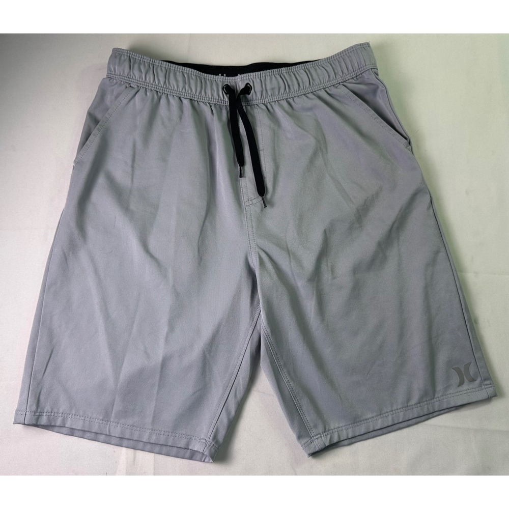 Hurley Boys Hybrid Shorts Size XL 18/20 Gray Boardshorts Swim‎ Trunks Walkshorts